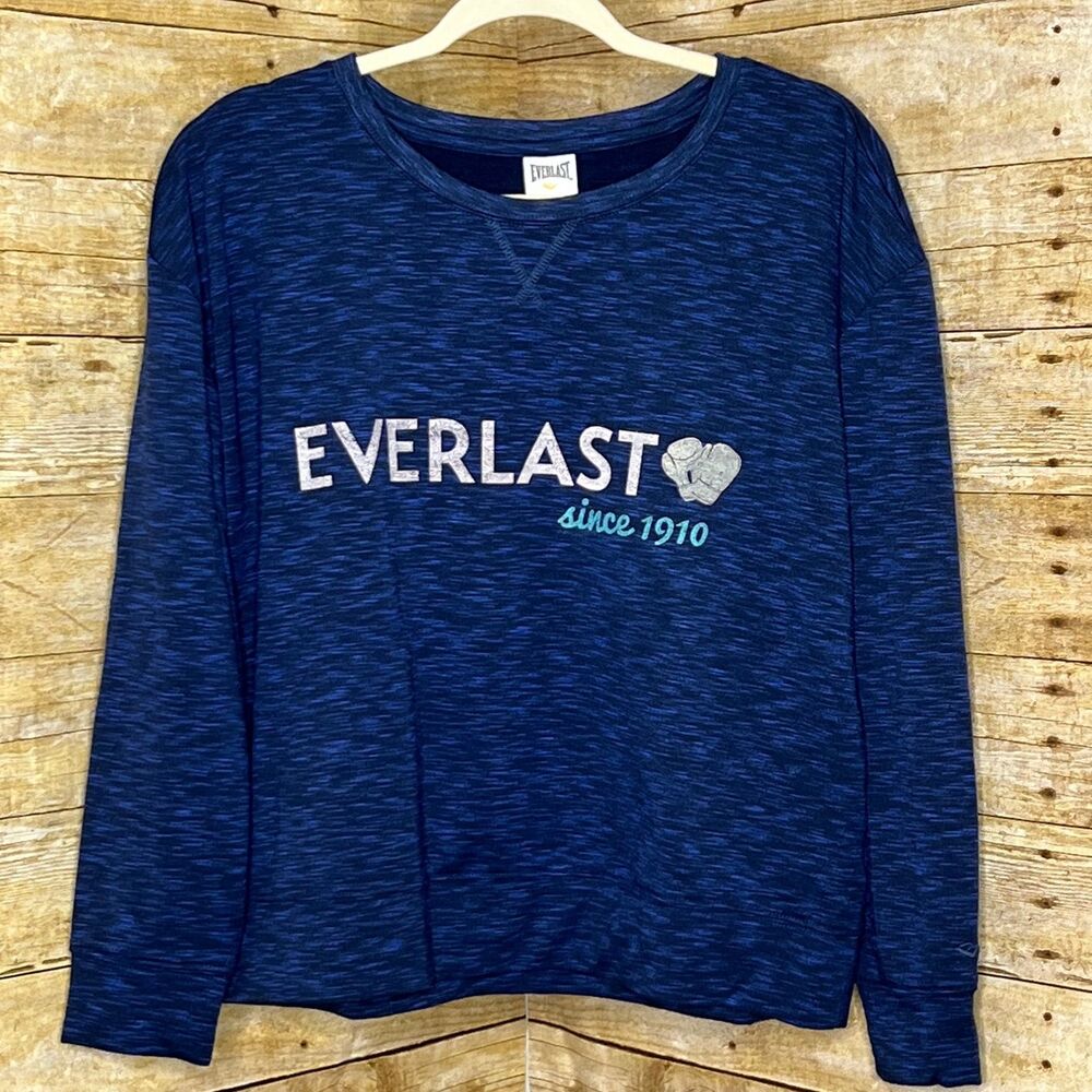 EVERLAST LOOSE FIT CASUAL WARM ATHLETIC ATHLEISURE GYM CROSS FIT SWEATSHIRT